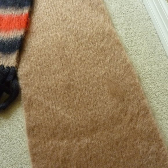 Burberry Ladies Silk/Mohair Blend Graphic Logo Stripe Scarf (NEW) - Picture 6 of 11